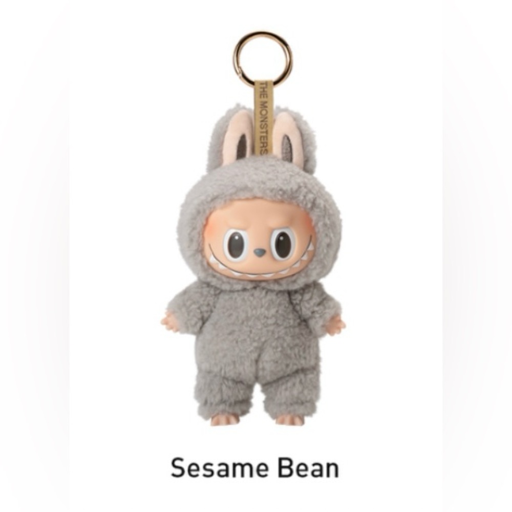 POP MART - Sesame Bean - The Monsters Labubu Exciting Macaron Vinyl Plush